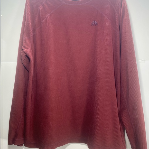 Men's Red Long Sleeve Shirt - Picture 1 of 4